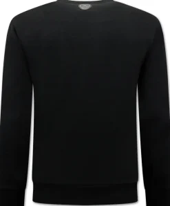 Sweater Heren - Pablo Escobar Uzi - Grijs / Zwart