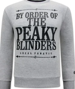 Sweater Heren - Peaky Blinders - Grijs