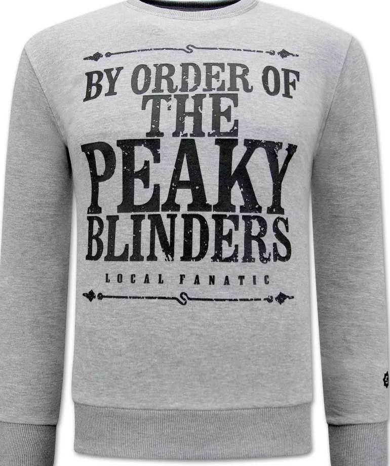 Sweater Heren - Peaky Blinders - Grijs