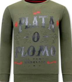 Sweater Heren - Plata O Plomo - Groen