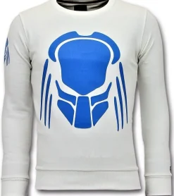 Sweater Heren - Predator Neon - Wit