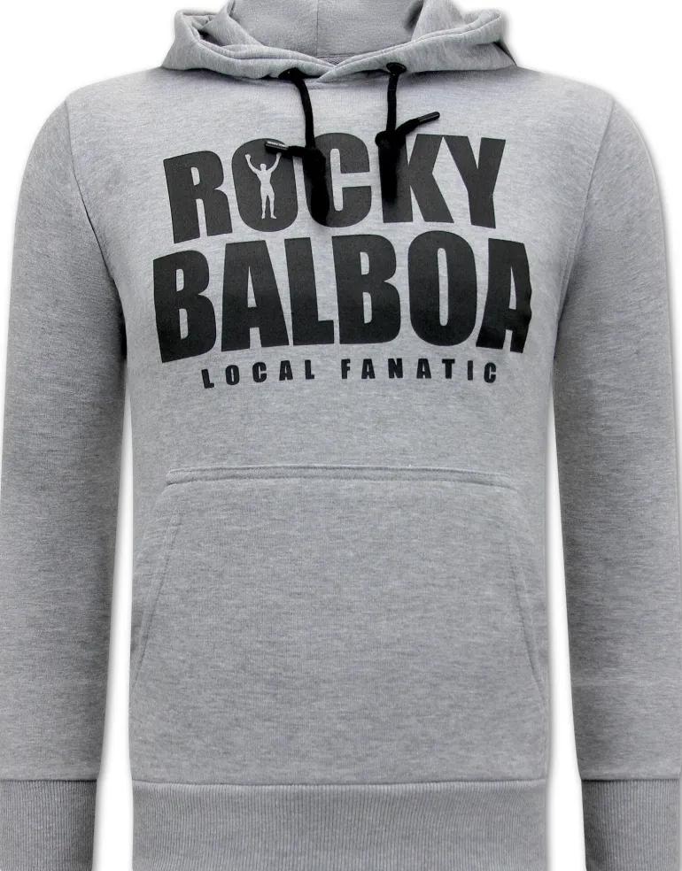 Sweater Heren - Rocky Balboa - Grijs