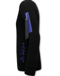 Sweater Heren - Royal Stars - Zwart / Blauw