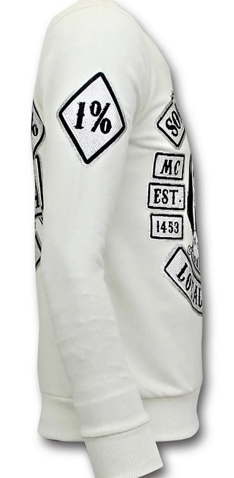 Sweater Heren - Sons Of Anarchy - Wit