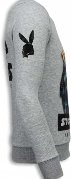 Sweater Heren - Stormbitch - Grijs