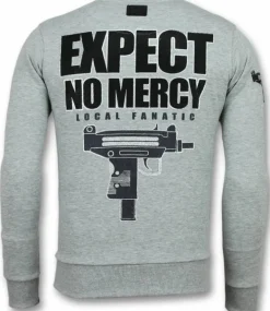 Sweater Heren - Terror Panda - Grijs