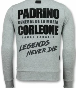 Sweater Heren - The Don Skull - Grijs