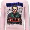 Sweater Heren - The Joker Chaos - Roze