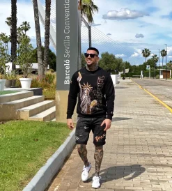 Sweater Heren - The Rebel - Zwart