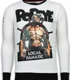 Sweater Heren - The Sailor Man - Wit