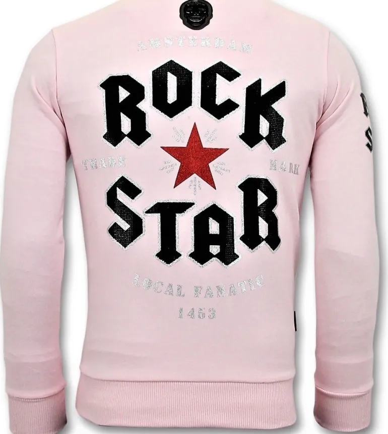 Sweater Heren - Tomcat Rock My World - Roze