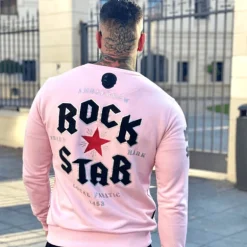 Sweater Heren - Tomcat Rock My World - Roze