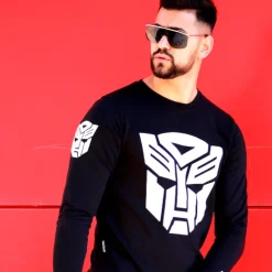 Sweater Heren - Transformers - Zwart