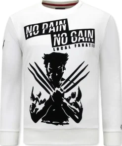 Sweater Heren - Wolverine - Wit