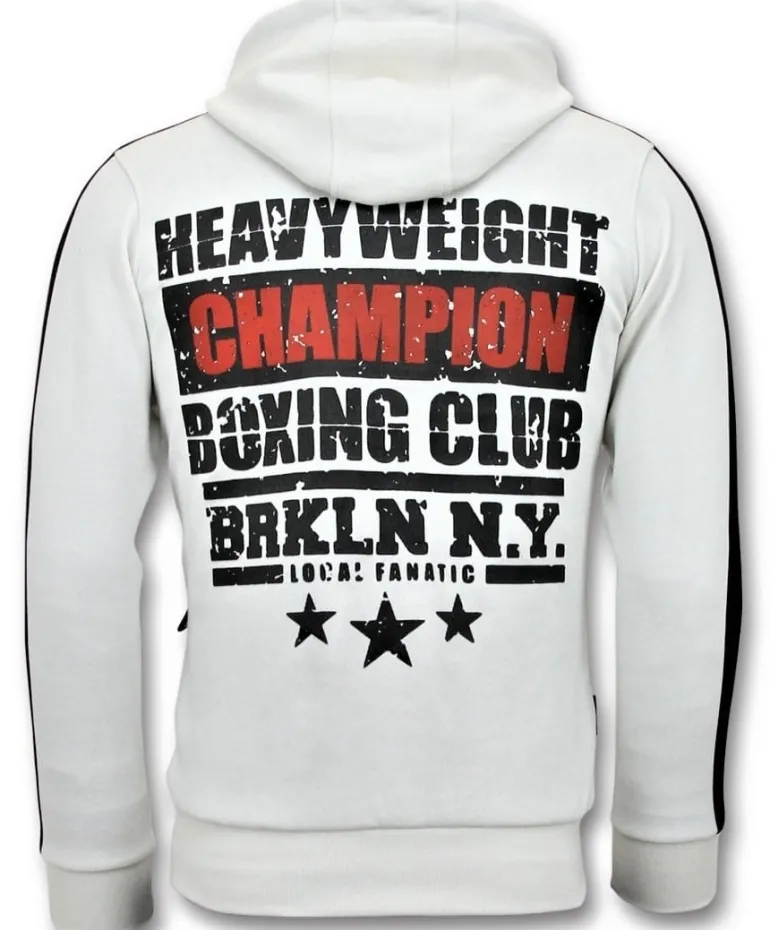 Trainingsjas Heren - Iron Mike Tyson - Wit