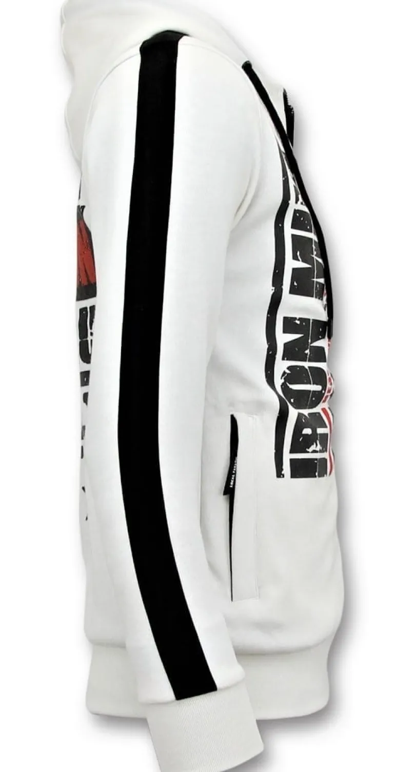 Trainingsjas Heren - Iron Mike Tyson - Wit