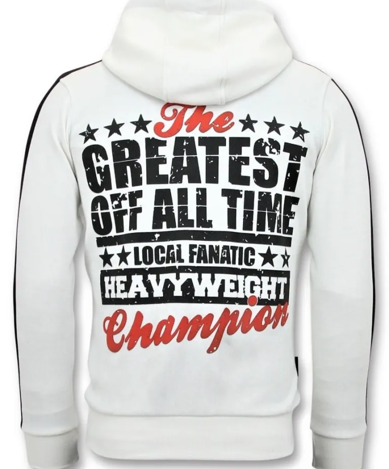 Trainingsjas Heren - Muhammad Ali - Wit