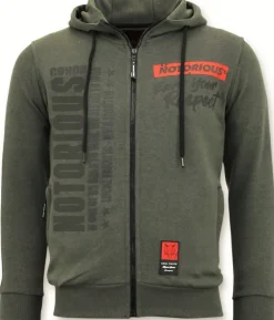 Trainingsjas Heren - Notorious - Groen