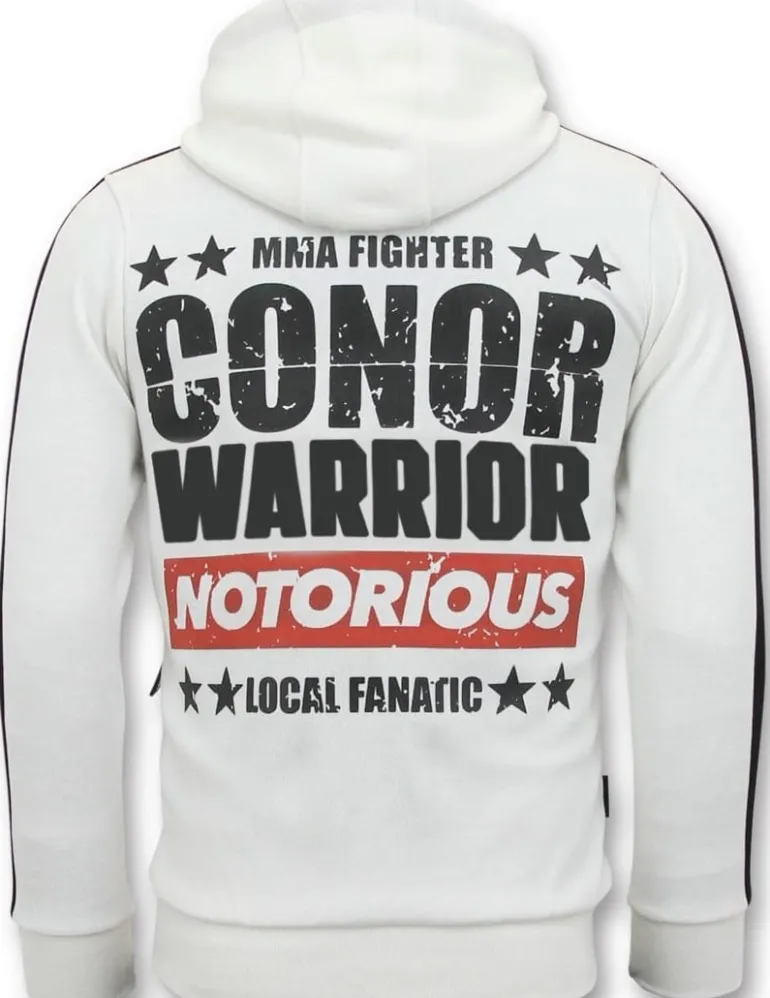 Trainingsjas Heren - Notorious - Wit