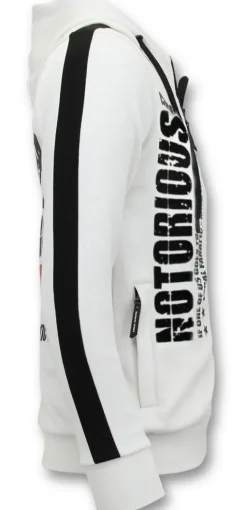 Trainingsjas Heren - Notorious - Wit