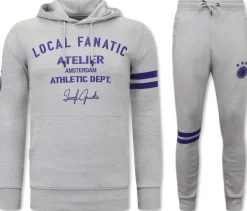 Trainingspak Heren - Athletic Dept. - Grijs / Blauw