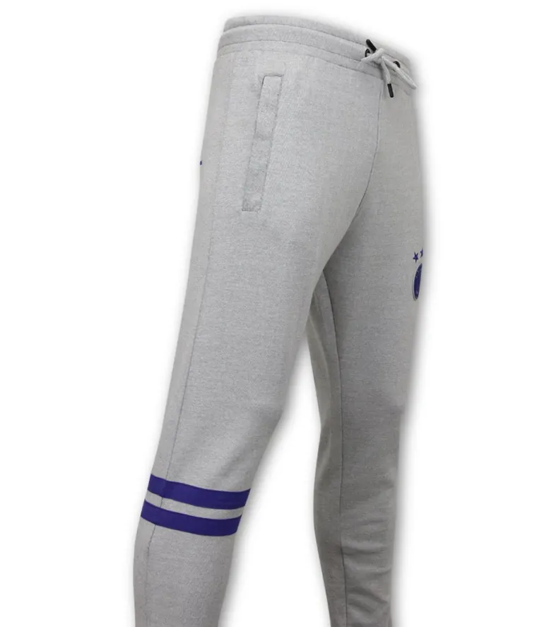 Trainingspak Heren - Athletic Dept. - Grijs / Blauw