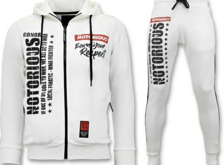 Trainingspak Heren - Conor Notorious - Wit