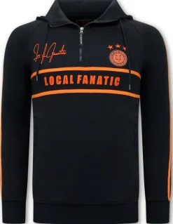 Trainingspak Heren - Double Striped - Blauw / Oranje