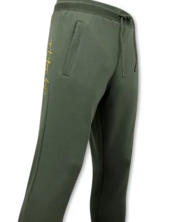 Trainingspak Heren - Golden Skull Embroidery - Groen