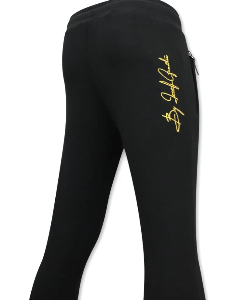 Trainingspak Heren - Golden Skull Embroidery - Zwart