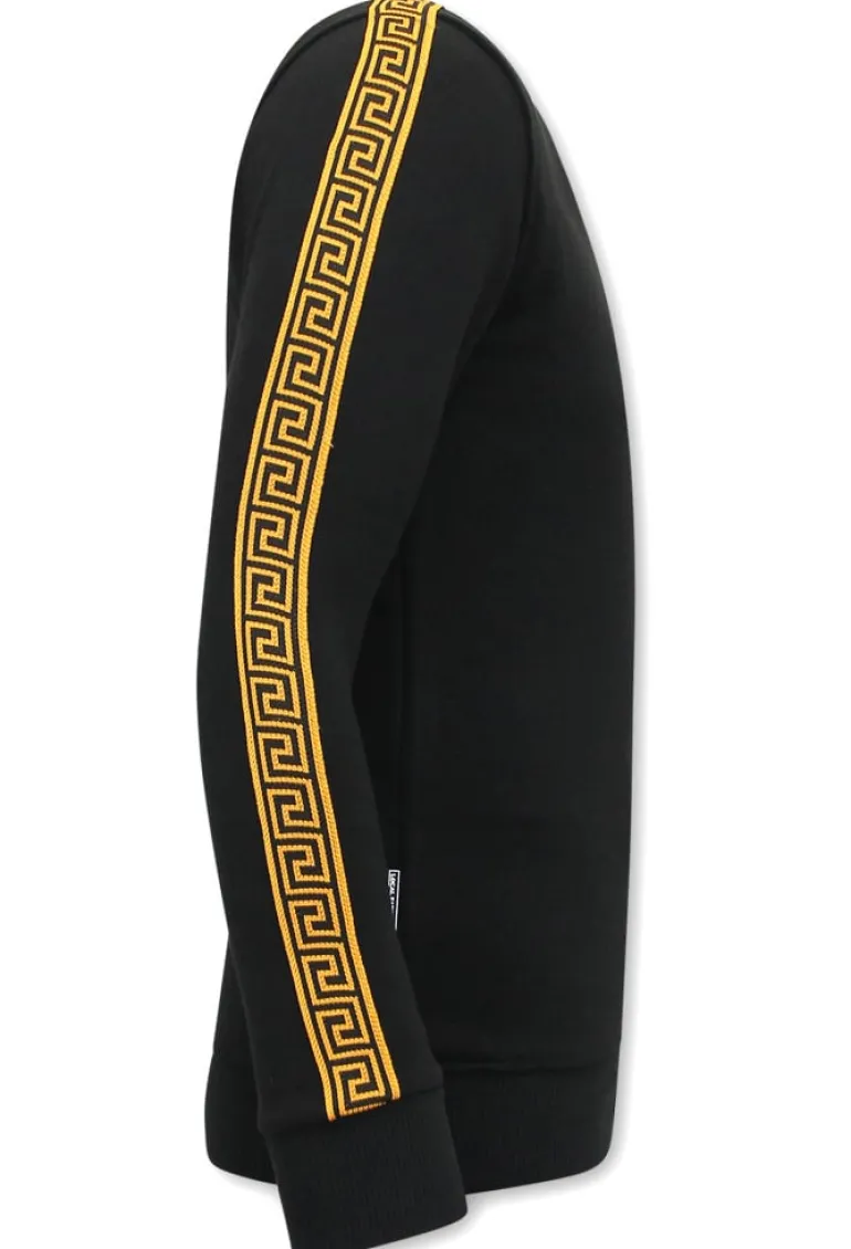 Trainingspak Heren - Greek Ribbon - Zwart