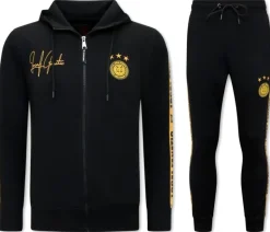 Trainingspak Heren - Hooded Ribbon - Zwart / Goud