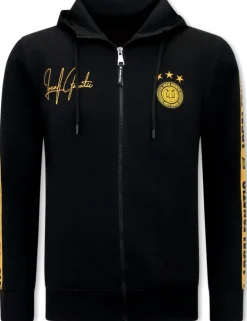 Trainingspak Heren - Hooded Ribbon - Zwart / Goud