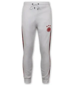 Trainingspak Heren - Hooded Ribbon - Wit / Rood