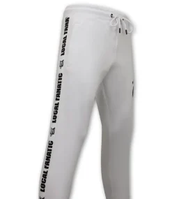 Trainingspak Heren - Hooded Ribbon - Wit / Zwart