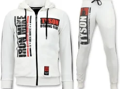 Trainingspak Heren - Iron Mike Tyson - Wit