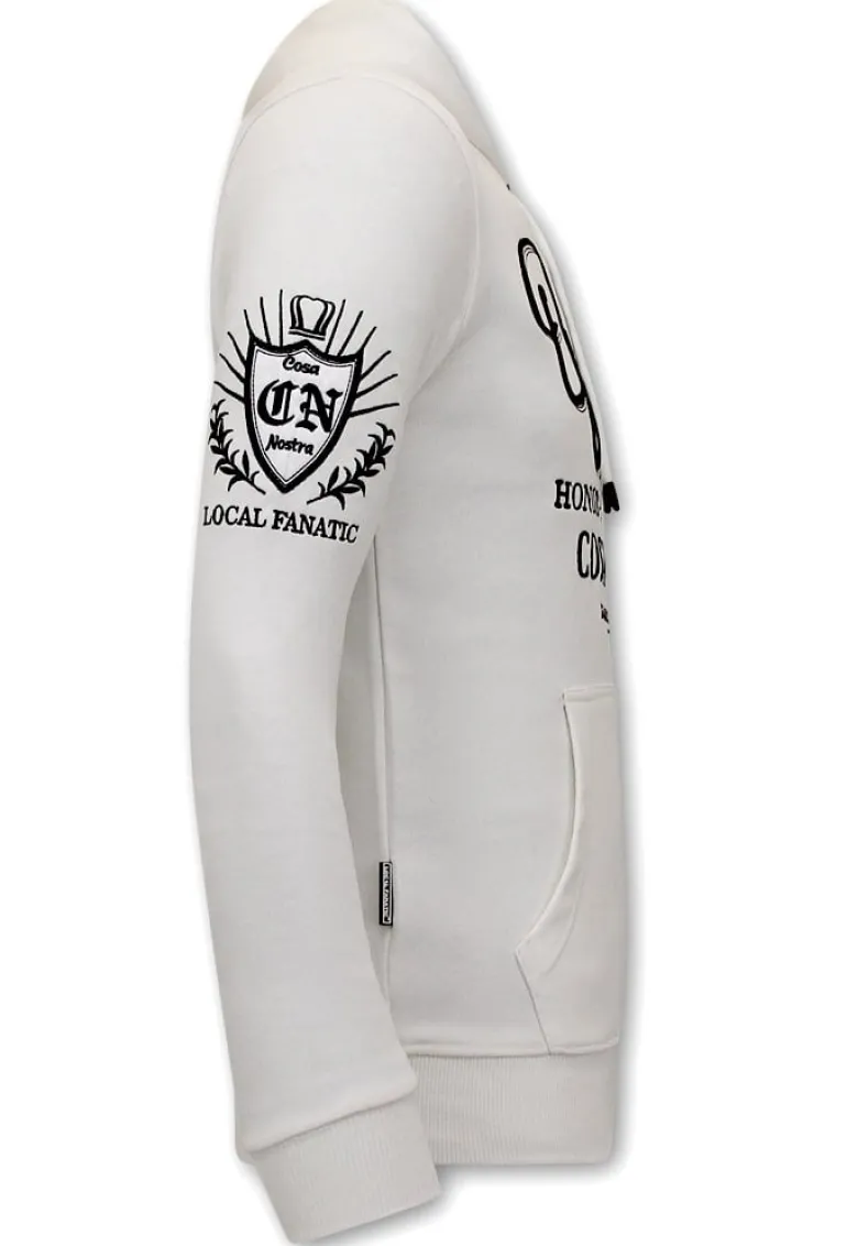 Trainingspak Heren - Omerta, Cosa Nostra - Wit