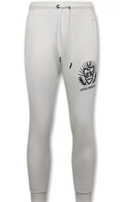 Trainingspak Heren - Omerta, Cosa Nostra - Wit