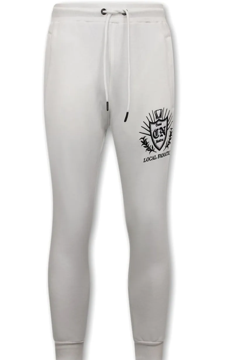 Trainingspak Heren - Omerta, Cosa Nostra - Wit