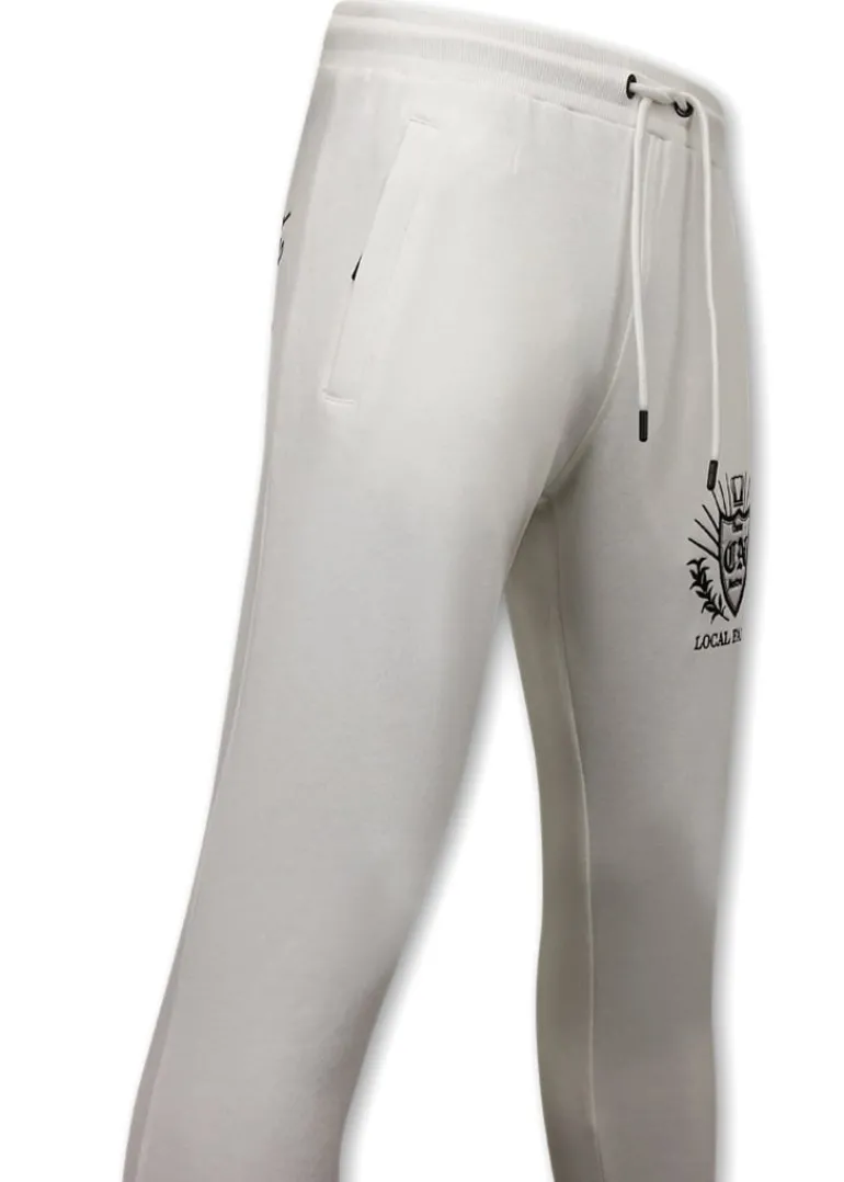 Trainingspak Heren - Omerta, Cosa Nostra - Wit