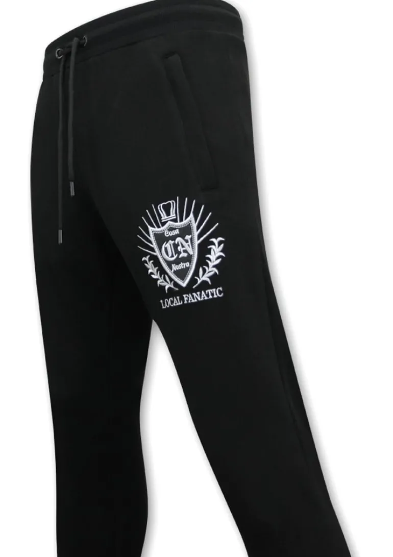 Trainingspak Heren - Omerta, Cosa Nostra - Zwart