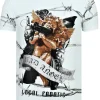 T-shirt Heren - Bad Angel - Wit