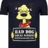 T-shirt Heren - Bad Dog - Blauw