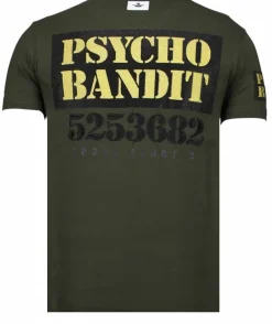 T-shirt Heren - Bad Dog - Groen