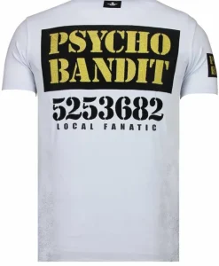 T-shirt Heren - Bad Dog - Wit