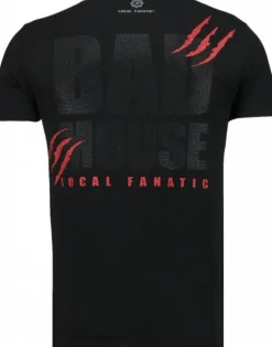 T-shirt Heren - Bad Mouse - Zwart