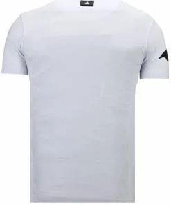 T-shirt Heren - Badman - Wit