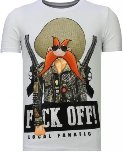 T-shirt Heren - Bandit Chief - Wit