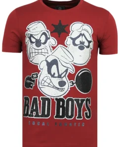 T-shirt Heren - Beagle Boys - Bordeaux