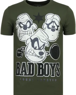 T-shirt Heren - Beagle Boys - Groen
